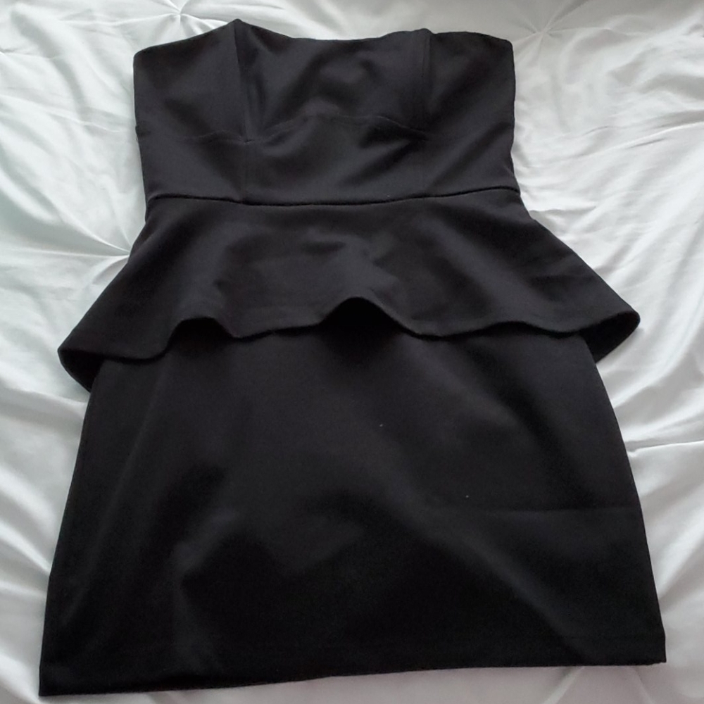 Foreign Exchange Peplum Dress